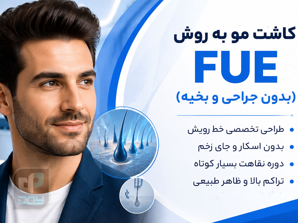 خانه 23 کاشت مو به روش fue